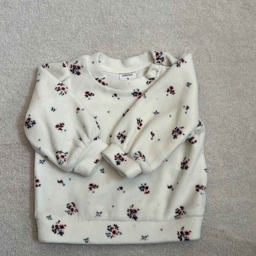 Floral Baby Sweatshirt